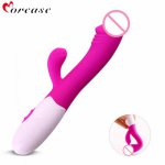 Morease G Spot Dildo Rabbit Vibrator for Women Dual Vibration Silicone Waterproof Female Vagina Massager Sex Toys For Women