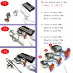 Prison Bird DIY Electric Urethral Sound Massager Pulse Stimulate Electro Shock Urethral Catheter Penis Plug Dilator Toys A244-B1