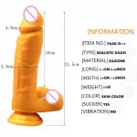 FAAK Dildo Suction Cup Big Dick Realistic Penis Sex Toy for Adult Erotic Anal G-spot Orgasm Sex Toys for Woman