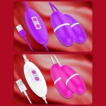 12 Frequency Vibrating Egg Dildo Clitoris Stimulator Sex Toys For Women Vaginal Massager USB Charging