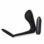 RABBITOW Cock Ring Anal Plug Sex Toy Male Silicone masturbator Prostate Massage Anal plug stimulator Butt Plug for Men anal toy