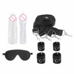 New Sex Restraint Kit Games Erotic Toys Sexy Lingerie PU Leather Toys For Adults Handcuffs Dropship