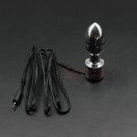 90*30 mm metal butt plug, aluminium sex electro anal plug, metal bullet Electrotherapy  butt plug,  male prostate massager