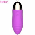 Leten, Leten Silicone Egg Jump Clitoral Vibrator Rechargeabl Mini Clitoris Stimulator, Adult Toys Women Anal Vibrator Sex for Couples