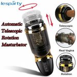 Automatic Telescopic Rotation Male Masturbator 10*10 modes Silicone vagina real pussy adult masturbation sex toys for men