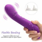 With Powerful Thrusting Actions 9 Vibration Modes for G Spot Clitoris Stimulation, Waterproof Dildo Personal Sex Toy for Women