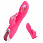 Powerful Dual Motors Small Rabbit Vibrator for Woman G Spot, Whisper Quiet Massager for Sex, Silicone Powerful Toy Anal Toys