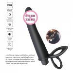 Man Nuo 10 Speed Anal Vibrator Butt Plug Penis Vibrating Ring Prostate Massager Anal Dilator Male Time Delay Ring SexToy For Man
