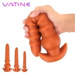 VATINE Sex Toy For Man Woman Huge Size Butt Plug Anal Expansion Super Soft Anal Plug Anus Dilator Prostate Stimulation