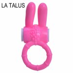 Unisex Adult Sex Toy Rabbit Ear Vibrator Silicone Stimulation Masturbation Tool Featuring lovely rabbit ear appearance sex toys