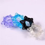 4pcs/set Penis Ring Soft Reusable Penis Sleeve Delay Ejaculation Cock Ring Dildo Condom for Men Penis Extension Device