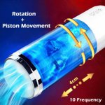 Telescopic Rotation Male automatic masturbate machine realistic vagina pussy Blowjob vibrating masturbator device Sextoy for men