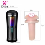 DBIE Real voice masturbator cup pussy Flesh Vibrating Massager automatic telescopic Artificial Sucking Vagina Adults Sex Toys