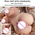 New Arrivals Real silicone sex dolls Soft Big Tits Half Body Sex Doll 4D Realistic Vagina and Anal Love Doll Adult sex toys men