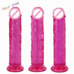 Erotic Cock Adults Toys Sex Shop Big Lifelike Penis Butt Plug For Woman Anal Sex Toy 17-21CM Realistic Huge Suction Cup Dildo