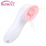 IKOKY G-spot Massage Clit Vagina Stimulator 7 Speeds Clitoris Nipple Sucker Tongue Vibrators Oral Sex Sex Toys For Women