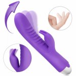 Rechargeable Masturbation Massager with Safety Silicone, Vibrating Dildo, for Clitoris and Vagina Stimulation, Female Sex Toys