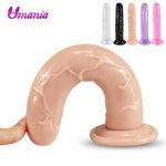 Realistic Dildo With Super Strong Suction Cup Erotic Jelly Dildo Sex Toys For Woman Artificial Penis G-spot Simulation