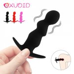 EXVOID Butt Plug for Beginner Anal Beads Silicone Prostate Massager Dildo  Anal Plug Vibrator Sex Toys for Women Gay Sex Shop