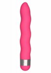 Falisty wibrator 18cm różowy | 100% dyskrecji | bezpieczne zakupy