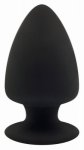 Zatyczka analna premium kształtowana 11cm czarny | 100% dyskrecji | bezpieczne zakupy