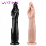 VATINE Super Big Silicone Dildos For Anal Plug Artificial Hand Shape  With Suction Cup Butt Stuffed Sex Toys For Women Men Gay