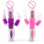 Rabbit Dildo Vibrator Multifunction Dual Vibration G Spot Vibrator Sex Toy for Woman Adult Sex Toy Sex Products for Women