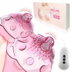 Nipple Sucker Vibrator For Women Breast Massage Enhancemen Vacuum Pump Tongue Licking Clitoral Stimulator Sex Toy Intimate Goods