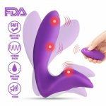 Powerful Clitoral Vibrator Male Massager Remote Control Vibrator Mode Silicone Hip Vibrator  Male Masturbator Adult Sex Toy