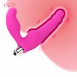 OLO Butt Plug Vibrator Sex Products Silicone  Clitoris Stimulate Sex Toys for Adult Prostate Massager Anal Plug Dildo Vibrator