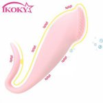 Ikoky, IKOKY G-spot Massage Thorn Brush Vibrator Female Masturbation Sex Toys for Women Clitoris Vagina Stimulator Lick Tongue Vibrator