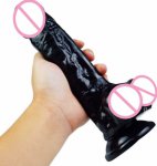 TPE Transparent Big Dildos Sex Toys for Adults Woman Dildos Vibrators Female Masturbation Crystal Jelly Strapon Dildo Anal Butt