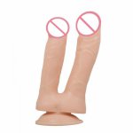 CPWD Soft Big dildo realistic dildos for women Double Ended Dildo-Dual Sided-Headed Penetration Dong For Woman Lesbian