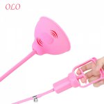 OLO Nipple Sucker Sex Toy for Woman Clitoris Stimulator Vacuum Pump Breast Enlarge Massager Breast Enhancer Vibrator