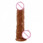 Brown Realistic Dildo With Suction Cup Strap-On Penis Adjustable Strapon Dildos Sex Toys for Lesbian Women Couples