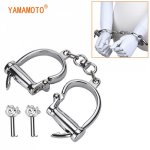 Erotic Metal Sex Handcuffs Sex Intimate Tools Toys for Couples Adults Ankle Cuffs Hand Restraint BDSM Bondage Slave Toy