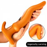 Latest Version Huge Dildo Super Soft Realistic Penis Dick Dildo Female Masturbator Double-layer Silicone Suction Cup Dildos