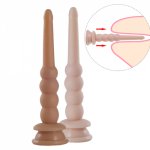 Sex Toys Anal Beads Silicone Anal Plug With Power Suction Cup Butt Plug Anal Sex Toys Anal Beads Plug Adult Products 160/190mm