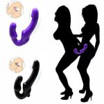 10 Speed Vibrator Strap-on Dildo Vibrator for Female Gay Clitoral G Spot Stimulator Lesbian Vibrating Adult Sex Toys