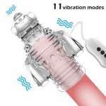 Penis Vibrator Sex Toys for Men Penis Delay Trainer Male Masturbator Delay Lasting Trainer Sex Products Glans Vibrator For Man