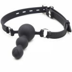 Silicone Mouth Gag BDSM Bondage Belt Adult Games Slave Restraints Fetish Women Sex tools For Couples Erotic toys Open Mouth Gag