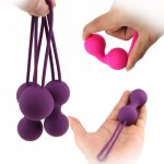 Medical Silicone Smart Ball Kegel Ball Ben Wa Ball Vagina Tighten Exercise Machine Vaginal Geisha Ball Sex Toys for Women Adult