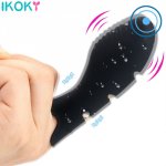 Ikoky, IKOKY Finger Vibrator Erotic Clitoris Stimulator G-spot Massager Vagina Stimulation Adult Products Sex Toys for Women