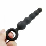 Smooth Silicone Dildo Vibrator Male Prostate Massage Anal Beads Plug G Spot Butt Plug Anal Sex Toys for Couple Masturbation