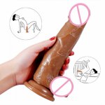 Sex Toys for Women Soft Huge Realistic Dildo Soft Male Artificial Penis With Suction Cup Vibrating Lesbian Masturbator Adult