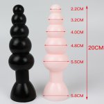 Adult Product Masturbator Butt Plug Sex Toy  Super Big Size Anal Sex Toy Anal Plug Dildo Beads Stimulate Toys for Men and Women