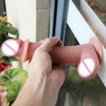 New Silicone Soft Realistic Dildo Suction Cup Male Artificial Penis Dick Women Masturbator Sex Toys Adult For Women Dildo Penis
