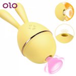 OLO Clit Sucking Vibrator Nipple Vaginal Massager Female Orgasm Masturbator Clitoris Stimulator 10 Speeds Sex Toys for Women