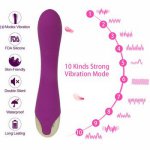 Private Female masturbator 10 mode Rechargeable Dildo Vibrators Adult Sex Toys AV wand Vibrator massager for women vagina orgasm