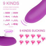 Ikoky, IKOKY Oral Sex Suction G Spot Dildo Vibrator Clitoris Stimulator Female Masturbation Sex Toys for Women Vagina Sucking Vibrator